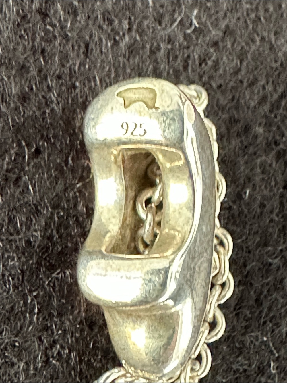 The Golden Bear Vail Sterling Silver Bear Pendant Necklace-Silo Bear Silhouette - Picture 5 of 8